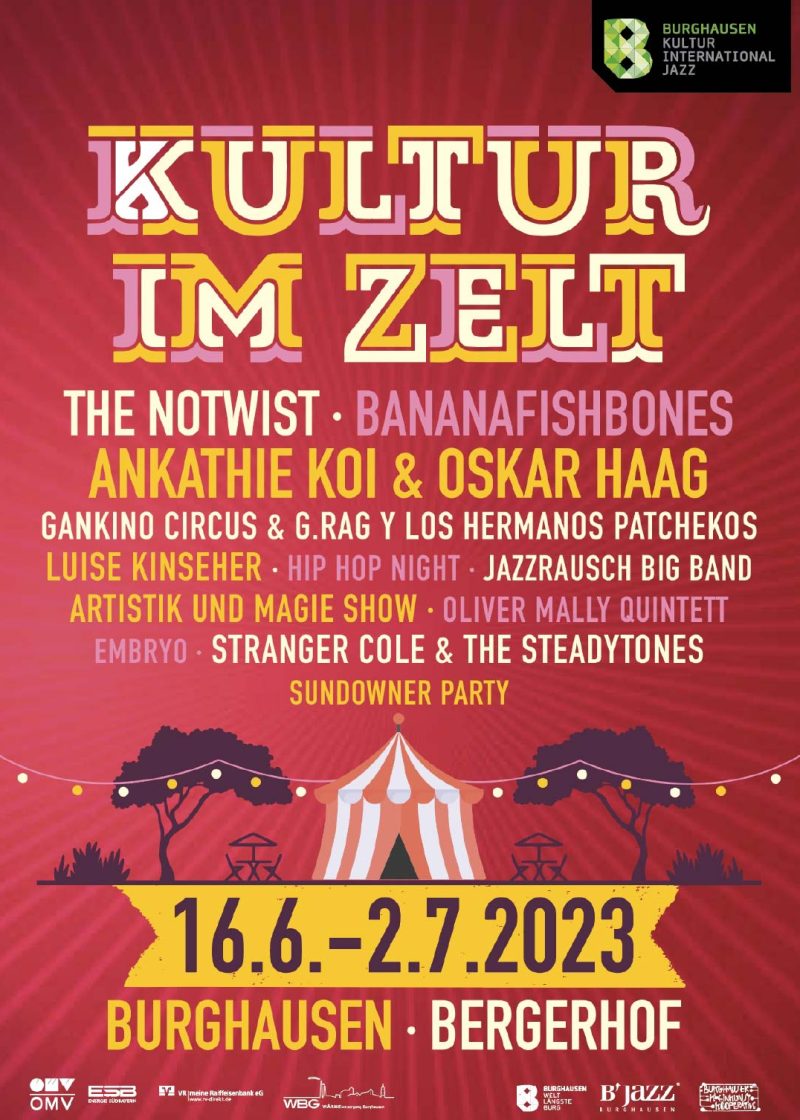 Kultur im Zelt - Plakat